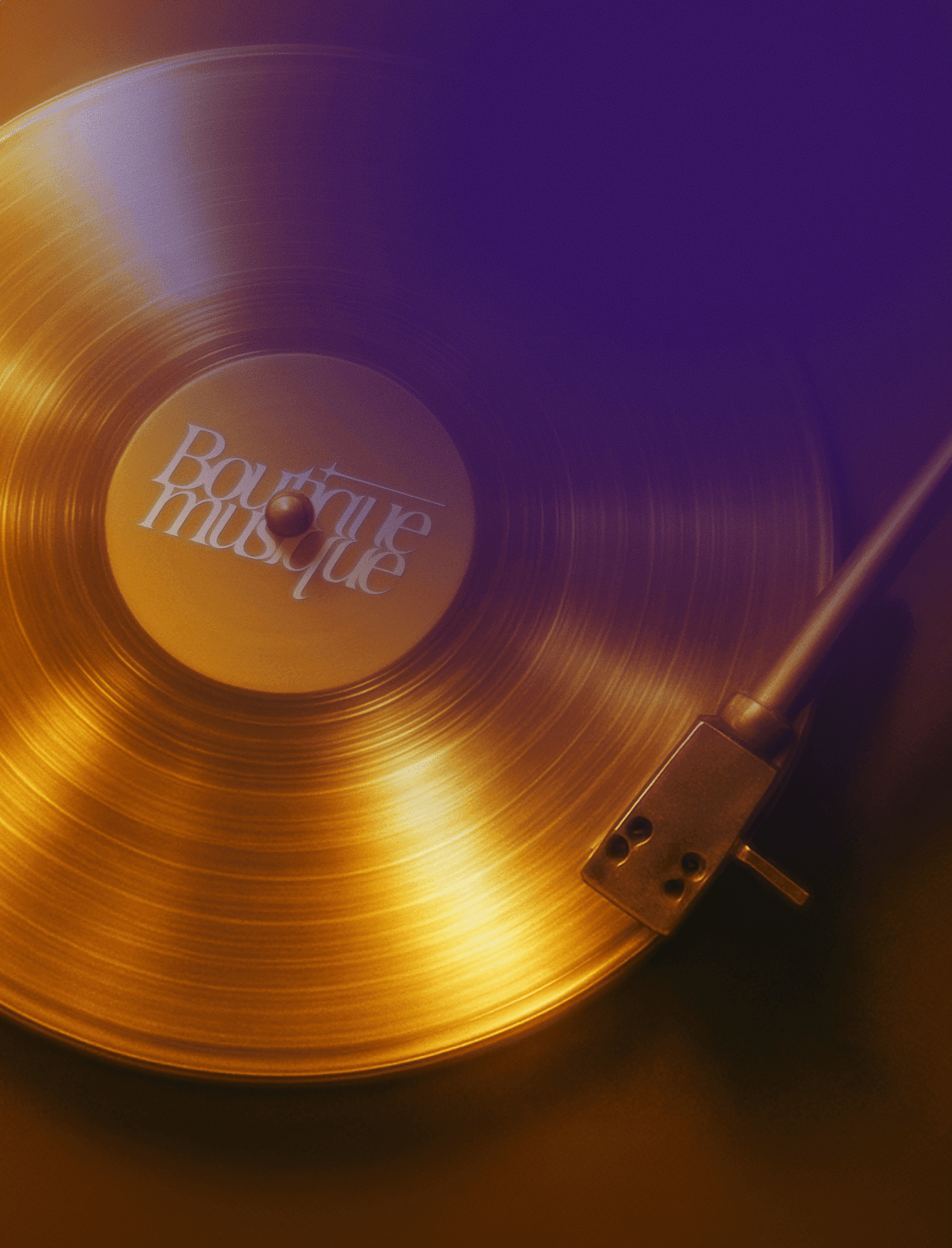 Golden vinyl record